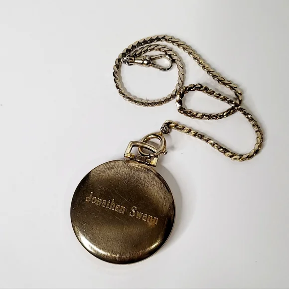 Vintage CARAVELLE Pocket Watch Swiss 17 Jewel Model 8222 Working Movement 1960s - Picture 6 of 7